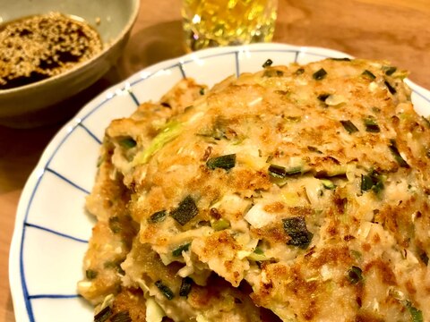 餃子のタネリメイクで【チヂミ】！！